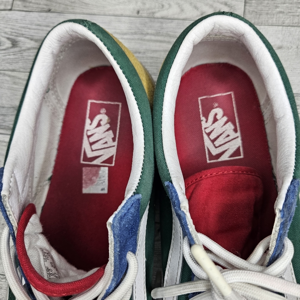 Vans Old Skool Yacht Club 9.0M/10.5W Blue/Green/Red Men's 9 Women's 10.5 - Picture 10 of 17